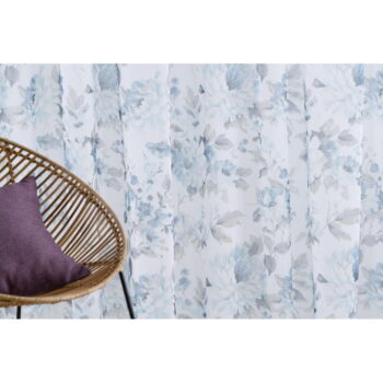 Bielo-modrá záclona 300x260 cm Elsa - Mendola Fabrics - Image 3