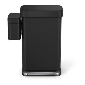 Matne čierna nádoba na kompostovateľný odpad 4 l – simplehuman - Image 9