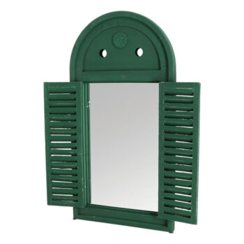 Vonkajšie zrkadlo s dreveným rámom 39x75 cm – Esschert Design - Image 2
