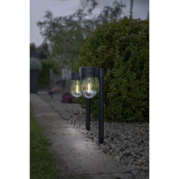 Súprava 2 vonkajších solárnych LED svietidiel Star Trading Cupolai, výška 30 cm - Image 5