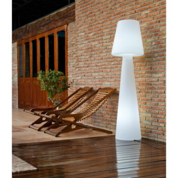 Biela stojacia lampa 165 cm Divina - Tomasucci - Image 5