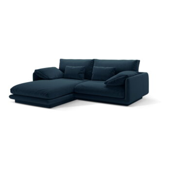 Tmavomodrá rohová pohovka (ľavý roh) Torino – Micadoni Home - Image 2