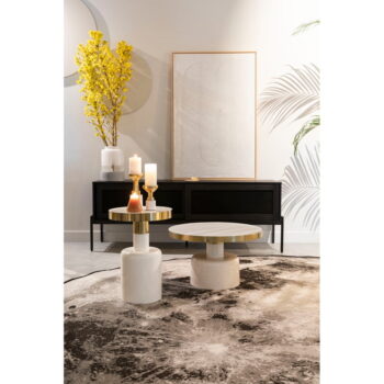 Kovový okrúhly odkladací stolík ø 60 cm Glam – Zuiver - Image 2