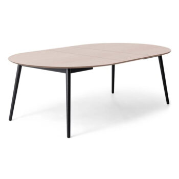Okrúhly rozkladací jedálenský stôl s doskou v dubovom dekore ø 135 cm Meza – Hammel Furniture – Obrázok 3