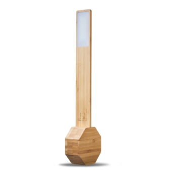 Bambusová LED stolová lampa v prírodnej farbe (výška  39,5 cm) Octagon One – Gingko