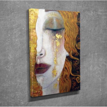 Nástenná reprodukcia na plátne Gustav Klimt Golden Tears, 30 × 40 cm - Image 3