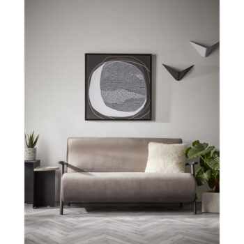 Biele kovové nástenné svietidlo Ginebra - Kave Home - Image 3