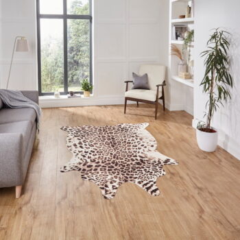 Hnedo-béžový koberec 195x155 cm Faux Leopard - Think Rugs – Obrázok 2