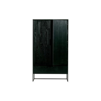 Čierna skrinka z jaseňového dreva 85x149 cm Silas – WOOOD - Image 3