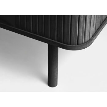 Čierny TV stolík v dekore duba 160x56 cm Cavo – Unique Furniture - Image 7