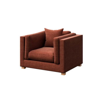 Relaxačné kreslo v tehlovej farbe Pomo – Ame Yens - Image 2