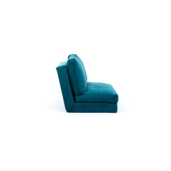 Rozkladacia pohovka v petrolejovej farbe 120 cm Taida – Balcab Home - Image 2