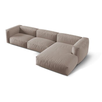 Béžová modulárna rohová pohovka (pravý roh) Martina – Micadoni Home – Obrázok 2