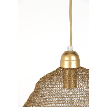 Závesné svietidlo v bronzovej farbe s kovovým tienidlom ø 38 cm Nina – Light & Living - Image 10