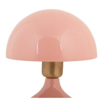 Ružová stolová lampa s kovovým tienidlom (výška 23 cm) Binc – Leitmotiv - Image 3