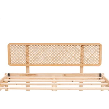 Dvojlôžková posteľ zo smrekového dreva s roštom v prírodnej farbe 180x200 cm Izabelya – Kalune Design – Obrázok 10