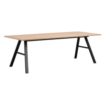 Jedálenský stôl s doskou v dubovom dekore 220x90 cm Brigham - Rowico - Image 6