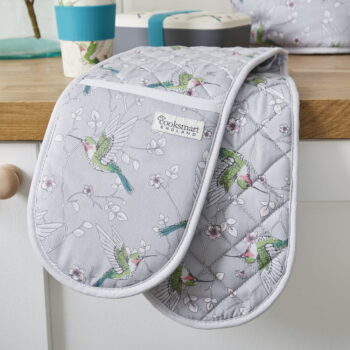 Utierky, chňapka a poklop na čajovú kanvicu v súprave 5 ks Hummingbirds – Cooksmart ® - Image 3