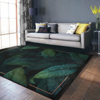 Prateľný koberec v petrolejovej farbe 120x180 cm Unique – Mila Home - Image 4