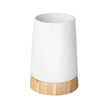 Biela keramická súprava doplnkov do kúpeľne Bamboo – Wenko – Obrázok 4