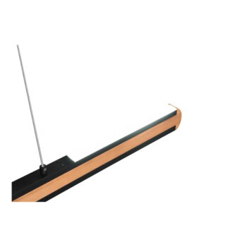 LED závesné svietidlo v čierno-prírodnej farbe Deacon – Trio - Image 7