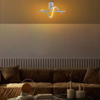 Sivé LED stropné svietidlo ø 7 cm Likma – Opviq lights - Image 5