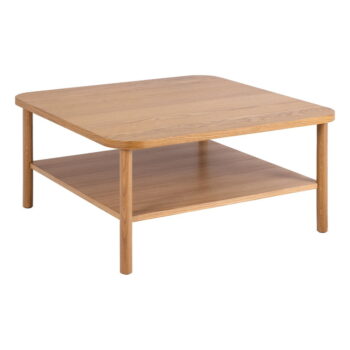 Konferenčný stolík v dekore duba v prírodnej farbe 90x90 cm Banbury – Actona - Image 3