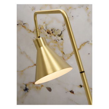 Stolová lampa s kovovým tienidlom v zlatej farbe (výška 55 cm) Lyon – it's about RoMi - Image 2