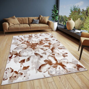 Hnedý koberec 120x170 cm Shine Floral – Hanse Home - Image 2