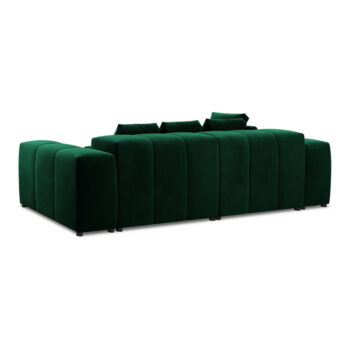 Zelená zamatová rohová pohovka (variabilná) Rome Velvet - Cosmopolitan Design – Obrázok 4