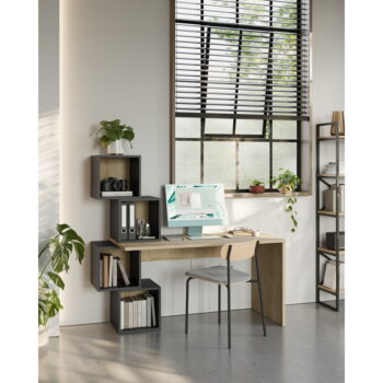 Pracovný stôl v dekore duba 60x154 cm Cubik – Marckeric – Obrázok 2