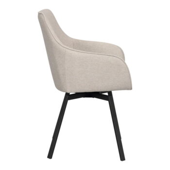 Béžové otočné jedálenské stoličky v súprave 2 ks Alison - Rowico – Obrázok 3