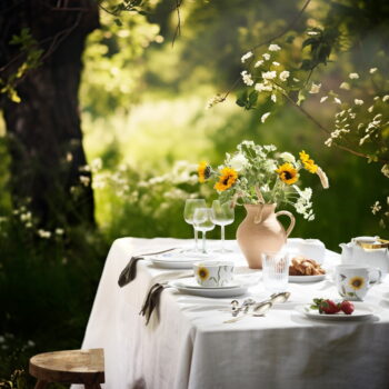 Biela porcelánová miska Hammershøi Summer – Kähler Design - Image 5