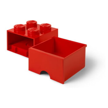 Červený úložný box so zásuvkou LEGO® - Image 3