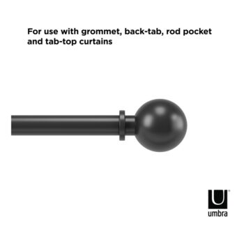 Oceľová roztiahnuteľná garniža 183 - 366 cm Bolas - Umbra - Image 7