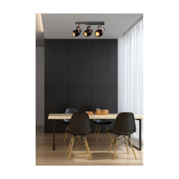 Čierne stropné svietidlo 13x46 cm Anica - Candellux Lighting - Image 2