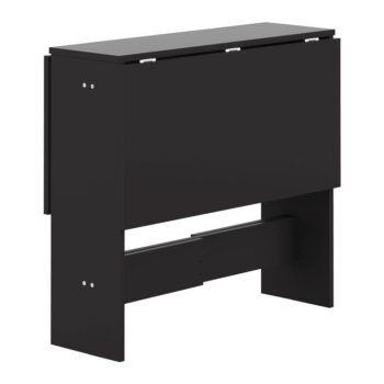 Rozkladací jedálenský stôl s čiernou doskou 76x28 cm Papillon – TemaHome - Image 9