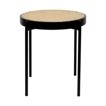 Ratanový okrúhly odkladací stolík ø 50 cm Spike - Zuiver – Obrázok 4