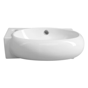 Biele keramické umývadlo 43x28,5 cm Ribera – Sapho - Image 3