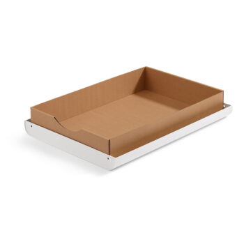 Biely mačací záchod 41x54,5 cm Sito White – MiaCara – Obrázok 2