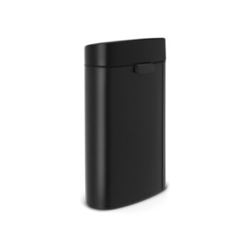 Matne čierny dotykový oceľový odpadkový kôš 40 l Touch Bin – Brabantia - Image 4