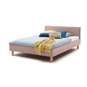 Svetloružová dvojlôžková posteľ Meise Möbel Lena, 140 x 200 cm – Obrázok 3