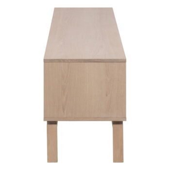 TV stolík v dekore duba v prírodnej farbe 160x50 cm Linley – Actona - Image 5