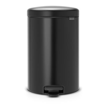 Matne čierny nášľapný oceľový odpadkový kôš 30 l NewIcon – Brabantia - Image 6