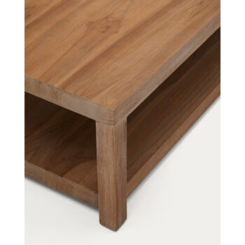 Konferenčný stolík z tíkového dreva v prírodnej farbe 90x90 cm Sashi – Kave Home - Image 5
