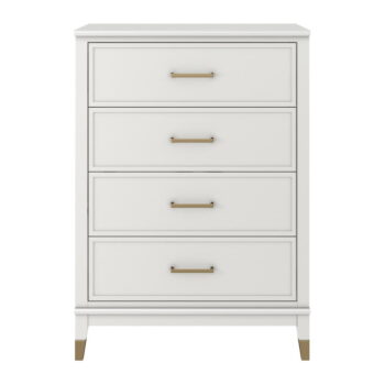 Biela komoda CosmoLiving by Cosmopolitan Westerleigh, 75 x 106 cm - Image 9