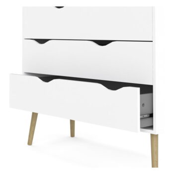 Biela komoda Tvilum Oslo, 99 x 101 cm - Image 7