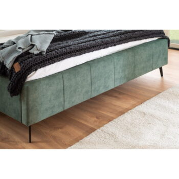 Zelená dvojlôžková posteľ s roštom a úložným priestorom Meise Möbel Lizzano, 180 x 200 cm – Obrázok 5