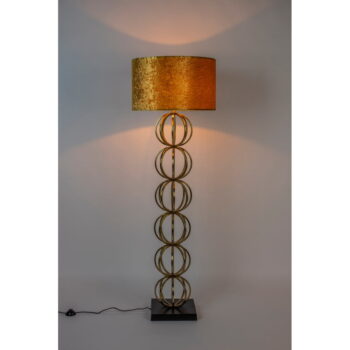 Stojacia lampa v zlatej farbe Dalia - Dutchbone - Image 2