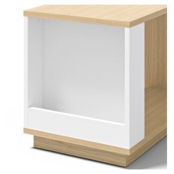 Odkladací stolík v dekore duba 70x40 cm Ella - TemaHome - Image 3